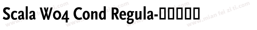 Scala W04 Cond Regula字体转换